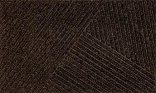 FUßMATTE  45/75 cm  Dunkelbraun  - Dunkelbraun, KONVENTIONELL, Kunststoff/Textil (45/75cm) - wash+dry