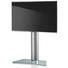 TV-RACK Glas, Metall Klar, Silberfarben - Klar/Silberfarben, KONVENTIONELL, Glas/Metall (80/111/40cm) TV-RACK Glas, Metall Klar, Silberfarben - Klar/Silberfarben, KONVENTIONELL, Glas/Metall (80/111/40cm)