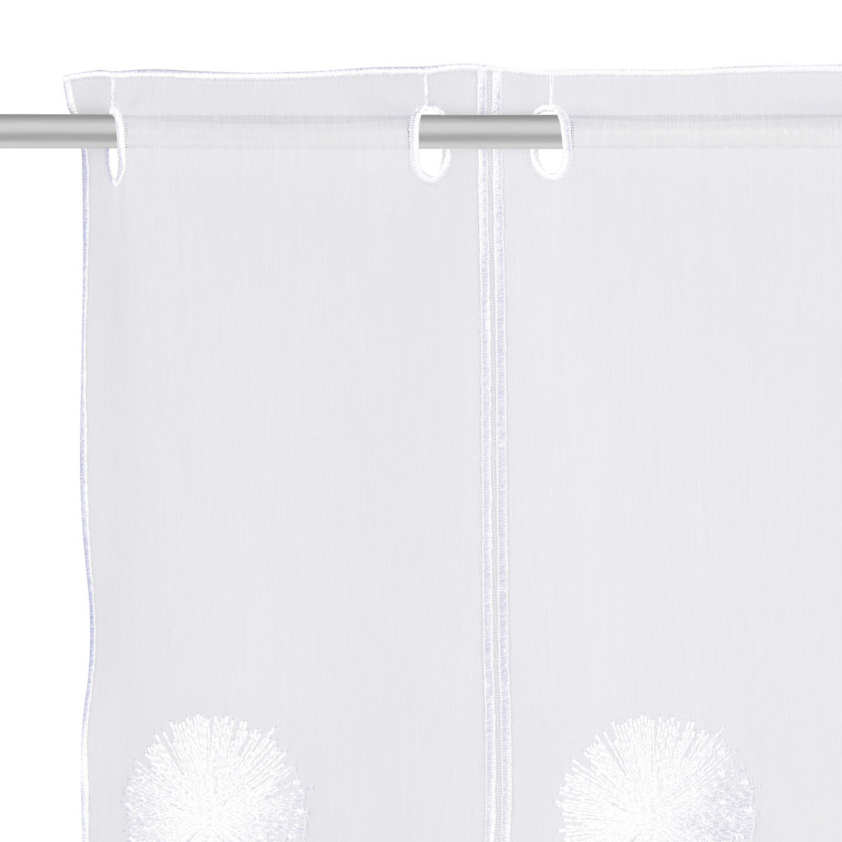 KURZGARDINE   140/45 cm   - Weiß, Basics, Textil (140/45cm) - Esposa