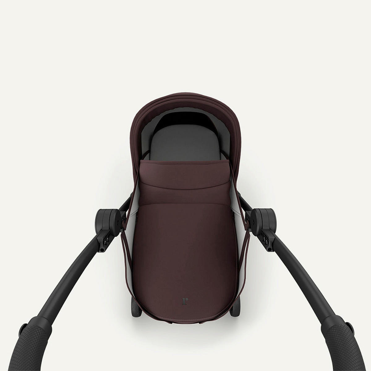 KOŠARA ZA SPAVANJE    - boje crnog vina, Basics, tekstil (70/30/17cm) - BEBETTO