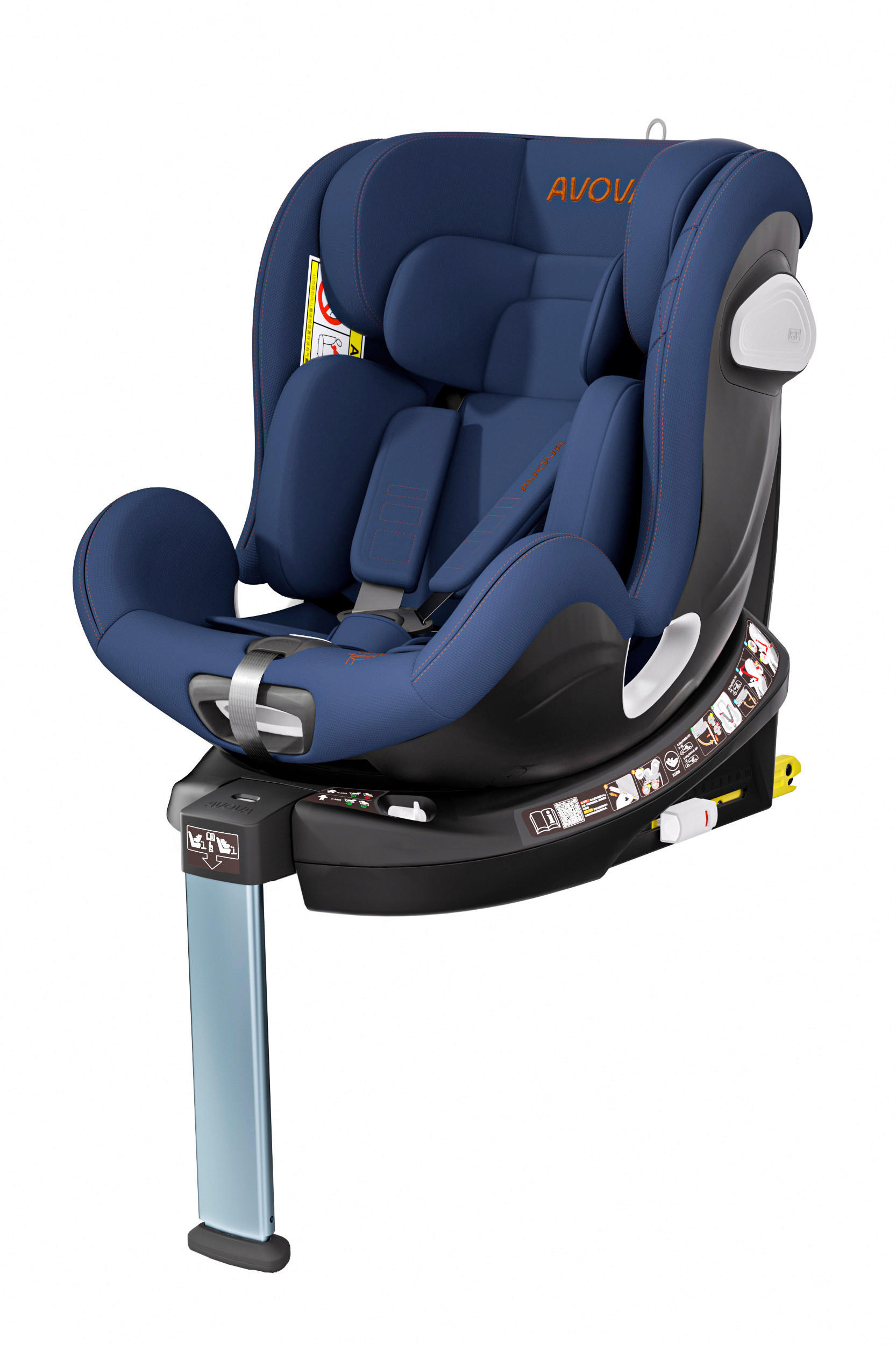 REBOARDER-KINDERSITZ Swan Fix  - Dunkelblau, Basics, Kunststoff/Textil (44/77/58.5cm) - AVOVA