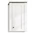 HÄNGESCHRANK - Braun/Weiß, Design, Holzwerkstoff/Kunststoff (43/75/30cm) - Xora HÄNGESCHRANK - Braun/Weiß, Design, Holzwerkstoff/Kunststoff (43/75/30cm) - Xora