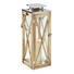 LATERNE - Naturfarben, Glas/Holz (18/50cm) - AMBIA HOME