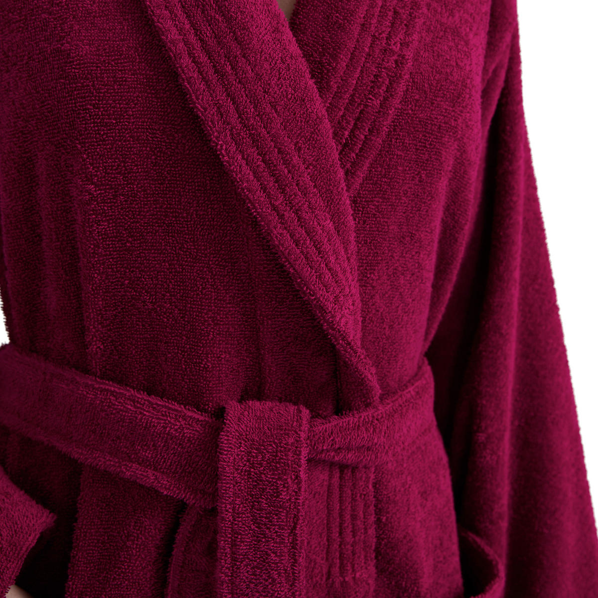 BADEMANTEL XS Unisex  - Beere, Basics, Textil (XSnull) - Moeve