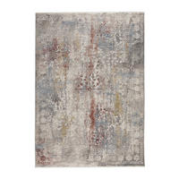 VINTAGE-TEPPICH 160/240 cm Hellgrau, Multicolor  - Multicolor/Hellgrau, KONVENTIONELL, Textil (160/240cm) - Novel