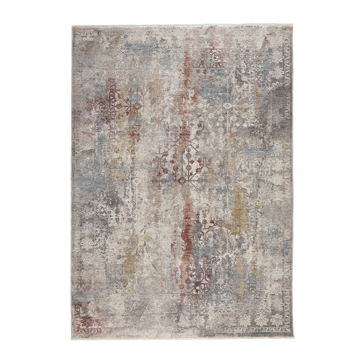 VINTAGE-TEPPICH 160/240 cm Hellgrau, Multicolor  - Multicolor/Hellgrau, KONVENTIONELL, Textil (160/240cm) - Novel