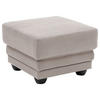 HOCKER in Textil Schlammfarben  - Schlammfarben/Schwarz, Design, Kunststoff/Textil (65/46/65cm) - Livetastic