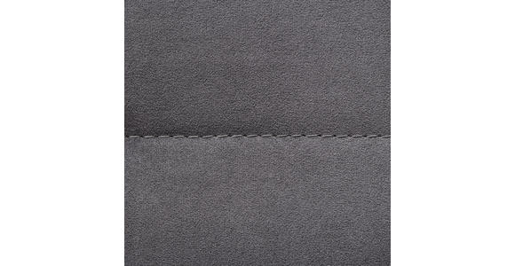 ECKSOFA inkl.Funktionen Grau Samt  - Silberfarben/Grau, Design, Holz/Textil (293/195cm) - Cantus