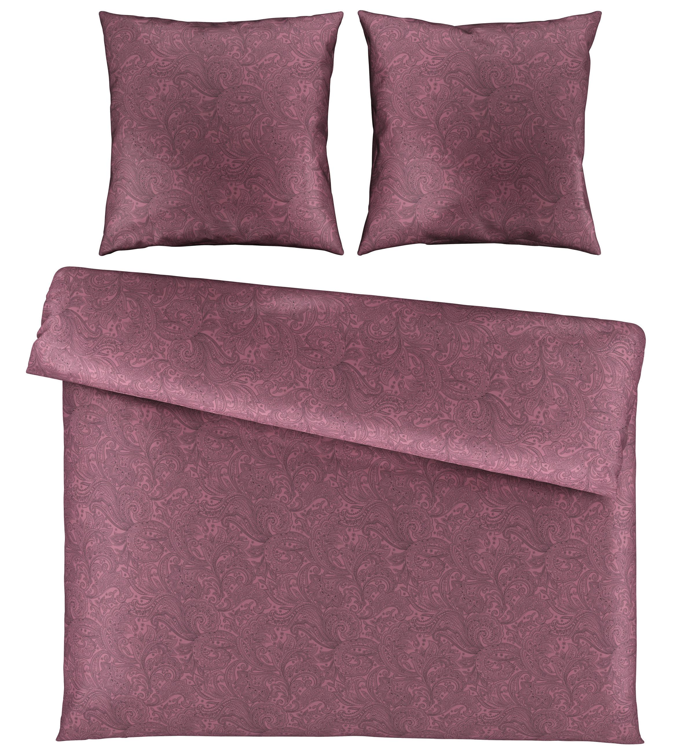 BETTWÄSCHE Satin 200/200 cm  - Mauve, Textil (200/200cm) - Novel