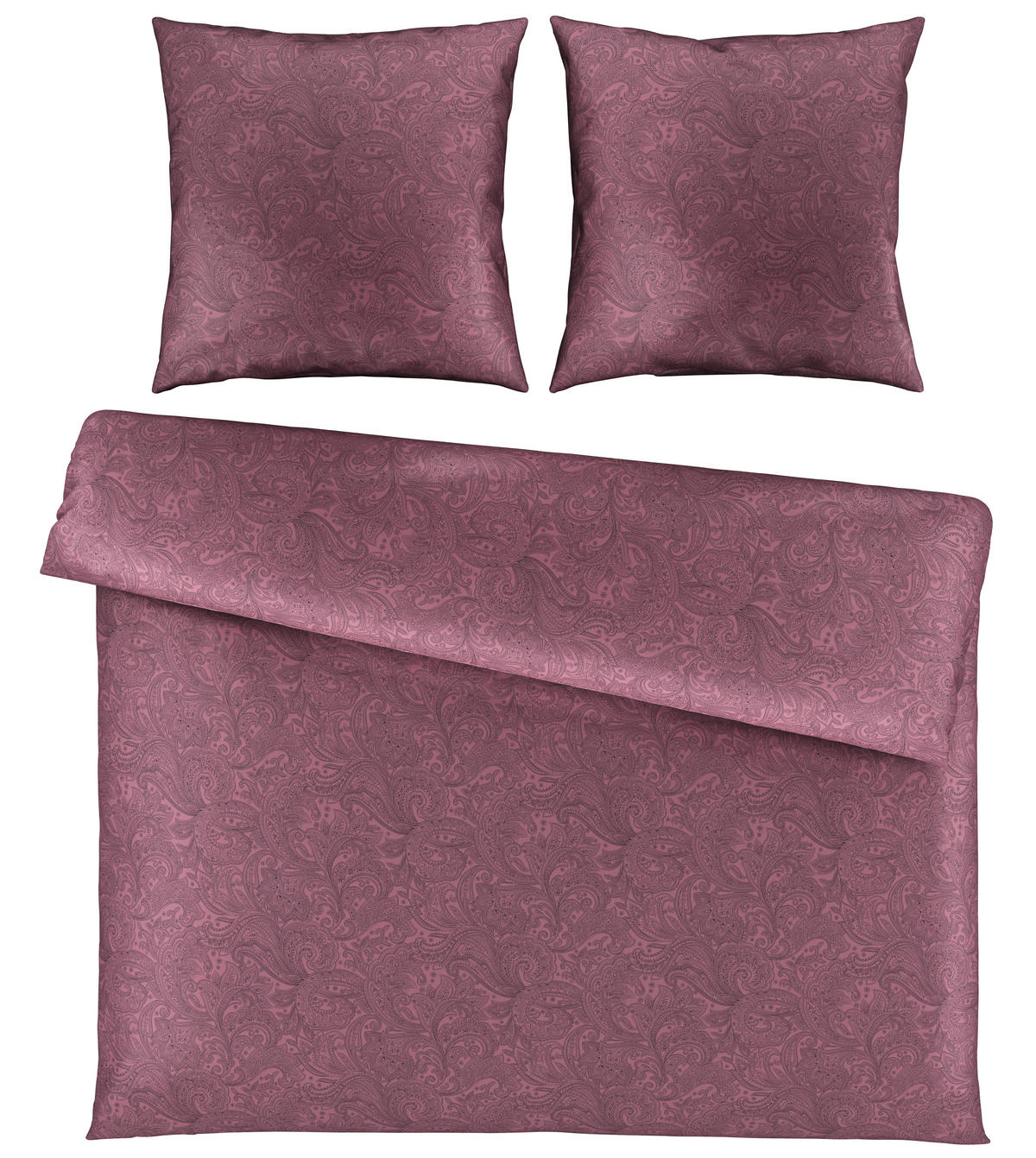 BETTWÄSCHE Satin 200/200 cm  - Mauve, Textil (200/200cm) - Novel