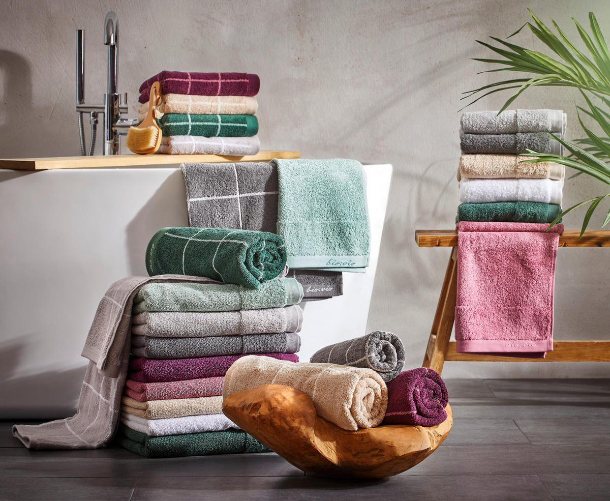 KÉZTÖRLŐ 50/100 cm fehér  - fehér, Natur, textil (50/100cm) - Bio:Vio
