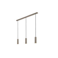 HÄNGELEUCHTE 120/150 cm  - Taupe, Design, Metall (120/150cm) - Hell