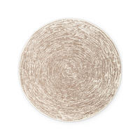 WEBTEPPICH 120 cm Gloria Creme, Beige rund  - Beige/Creme, Design, Kunststoff/Textil (120cm) - Hanse Home