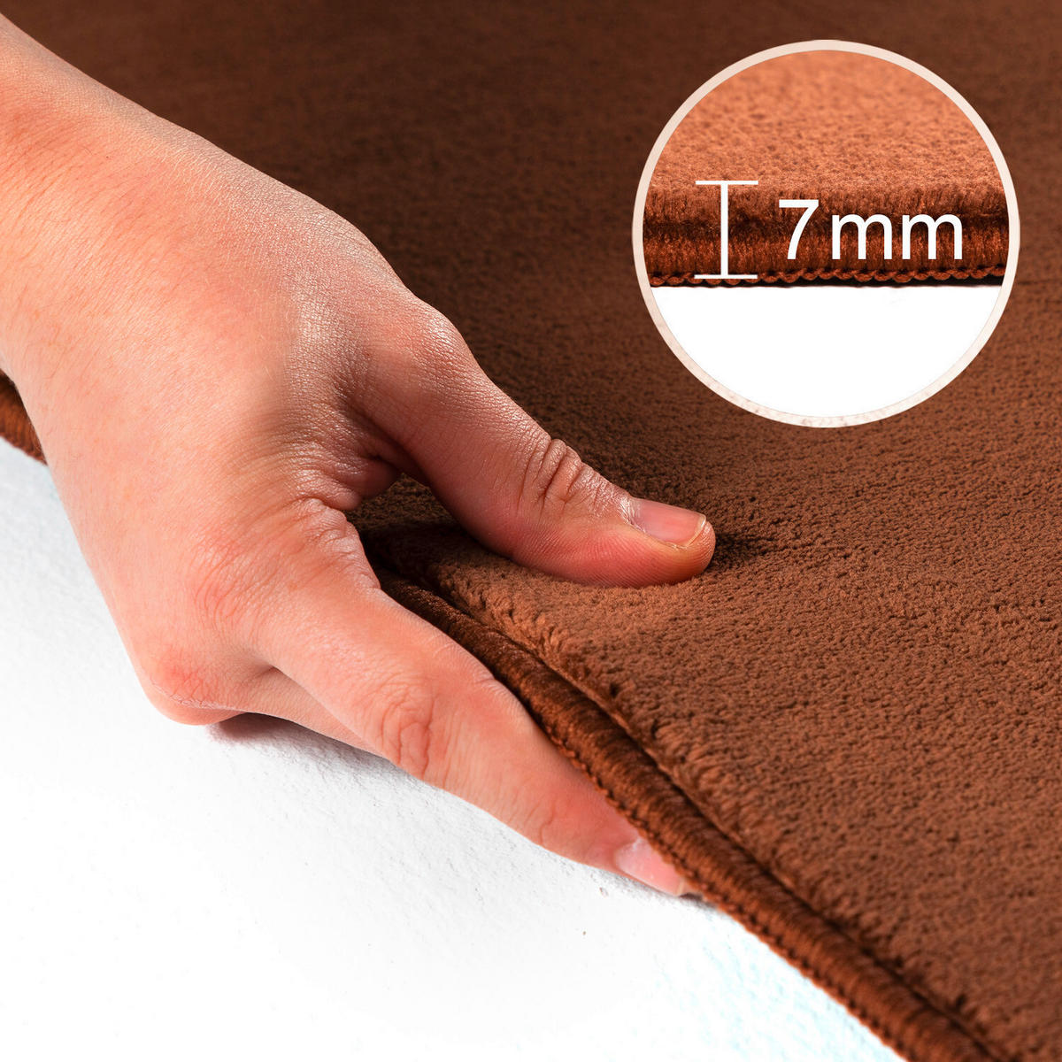 FLACHWEBETEPPICH 200/290 cm Sky Braun  - Braun, Design, Textil (200/290cm) - Novel