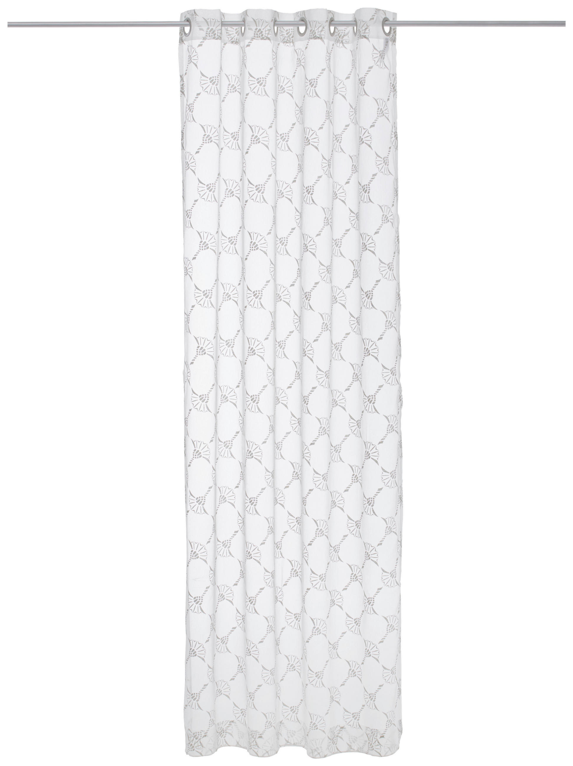 Joop! ZÁVĚS S OČKY, průhledné, 140/250 cm