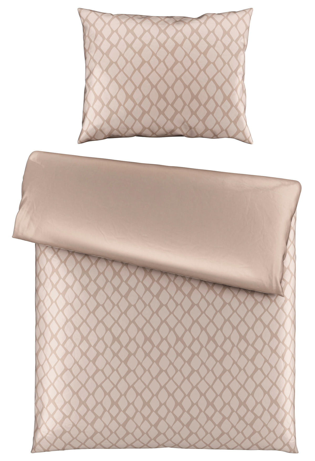 WENDEBETTWÄSCHE STRIPES DK Satin 140/220 cm  - Beige, Design, Textil (140/220cm) - Dieter Knoll