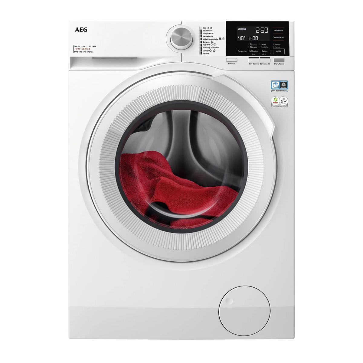 WASCHTROCKNER LWR7G60690  - Weiß, Basics, Kunststoff/Metall (59,7/84,7/66cm) - AEG