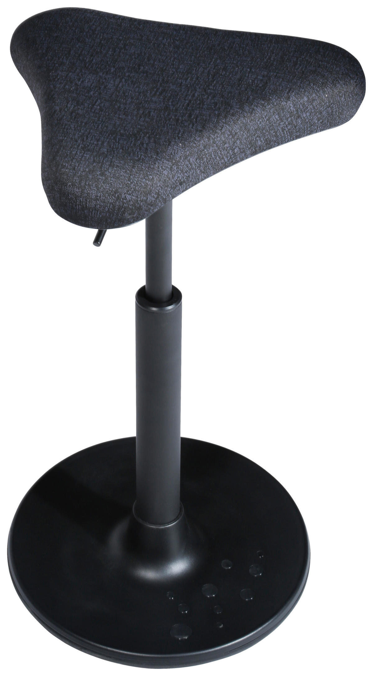 BÜROHOCKER   Schwarz  - Schwarz, Konventionell, Kunststoff/Textil (35/57-77/35cm)