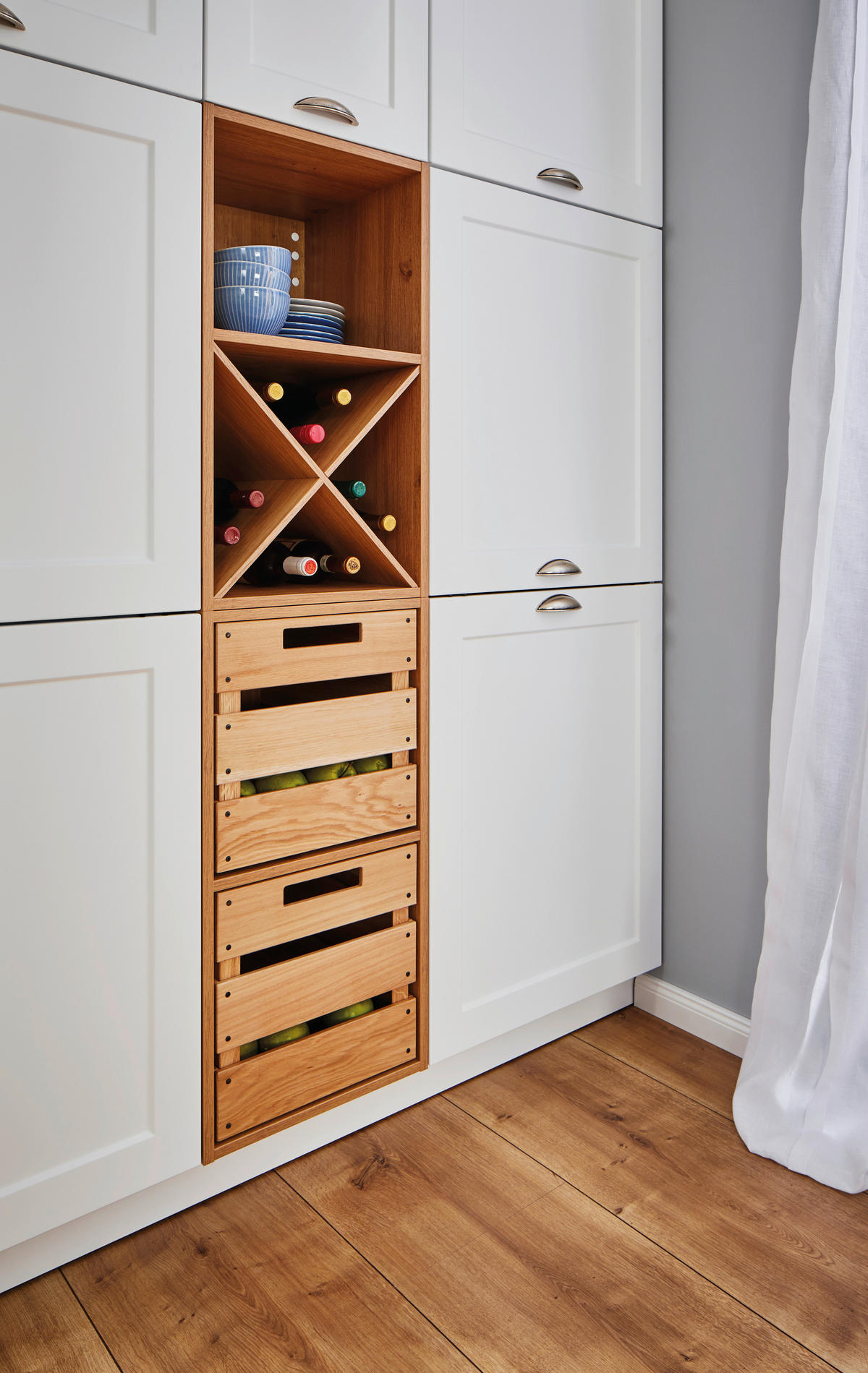 EINBAUKÜCHE Victoria Satin  - LIFESTYLE, Holzwerkstoff - Novel