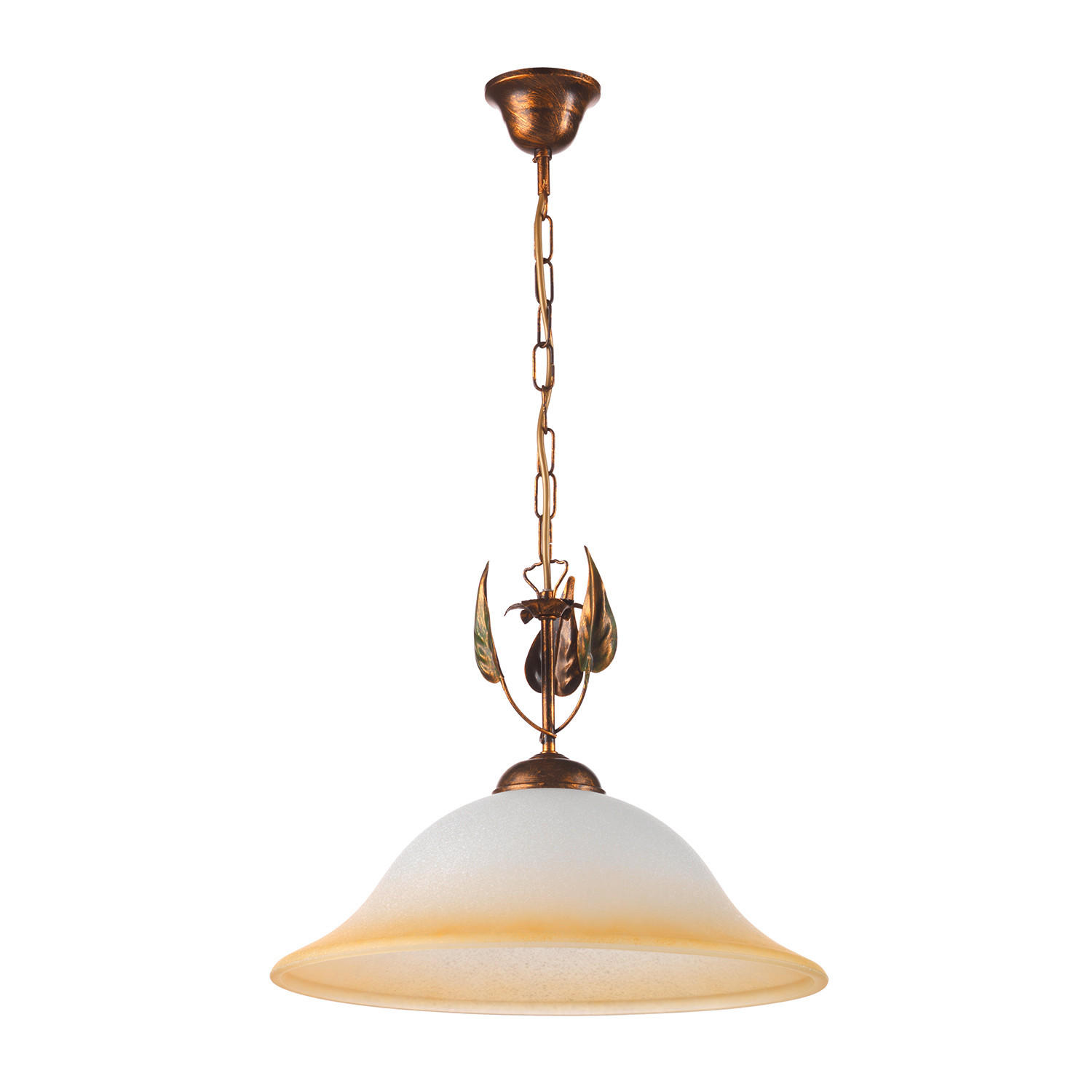 HÄNGELEUCHTE 40/40/90 cm - Klar/Bronzefarben, KONVENTIONELL, Glas/Metall (40/40/90cm)