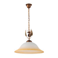 HÄNGELEUCHTE 40/40/90 cm   - Klar/Bronzefarben, KONVENTIONELL, Glas/Metall (40/40/90cm)