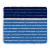 BADTEPPICH Blau 50/60 cm  - Blau, Basics, Kunststoff/Textil (50/60cm) - Grund