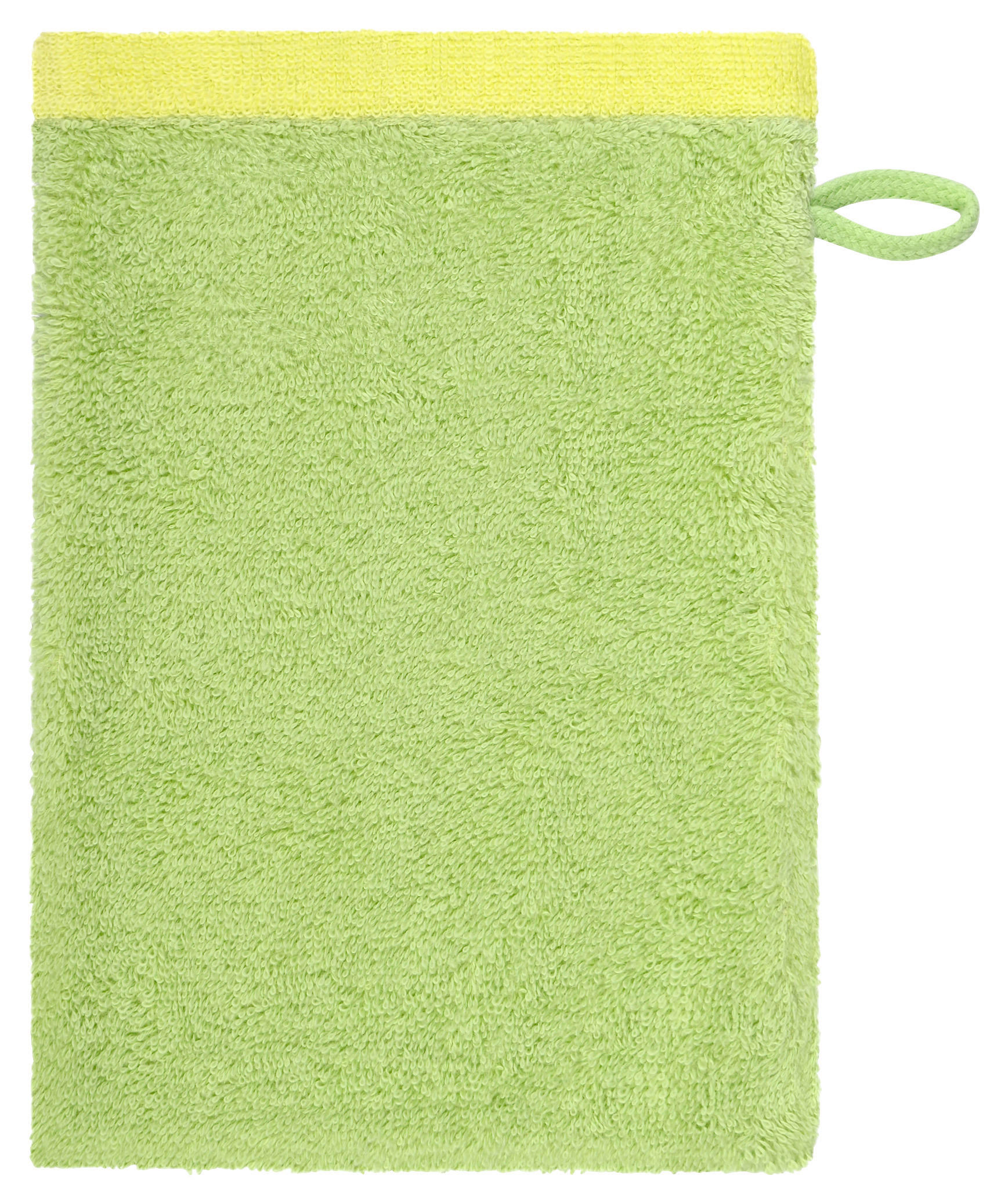 WASCHLAPPEN Lifestyle Splash Gelb, Grün  - Gelb/Grün, Basics, Textil (16/22cm) - Cawoe