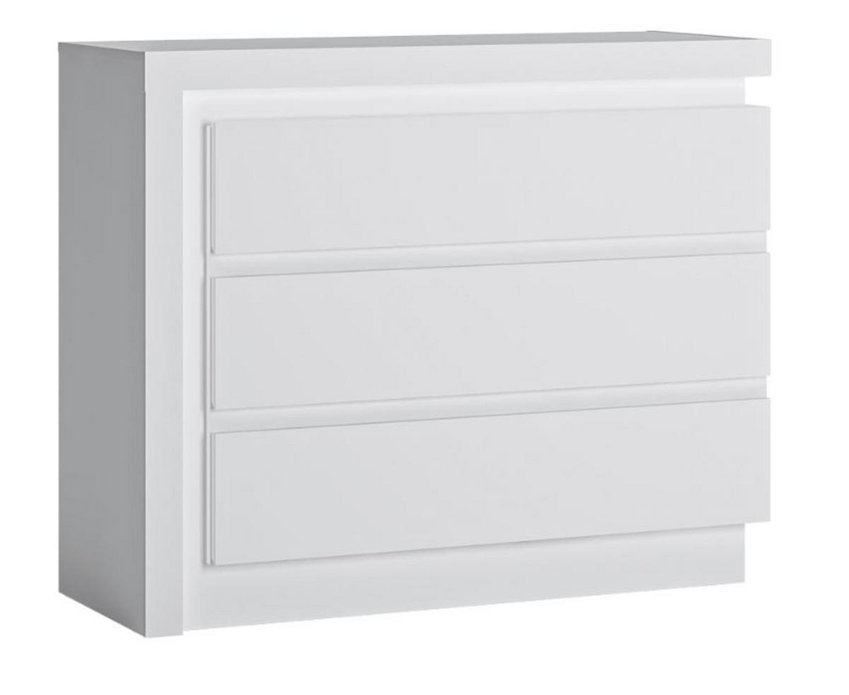 KOMÓD 107,5/89/42 cm  - fekete, Trend, műanyag/faalapú anyag (107,5/89/42cm) - Hom`in