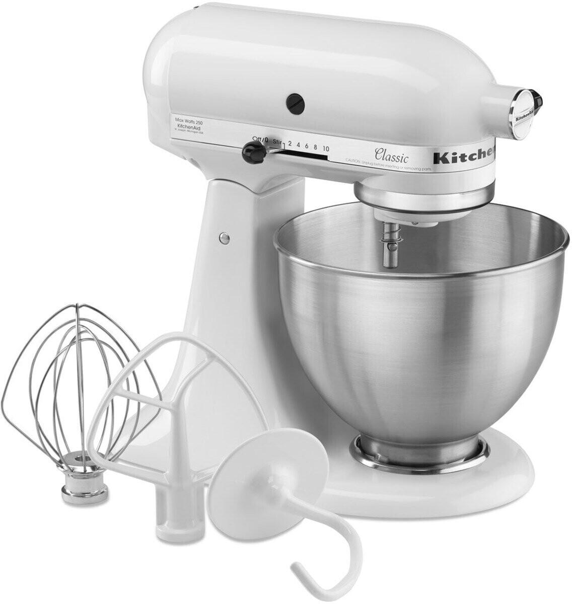 KÜCHENMASCHINE  - Silberfarben/Weiß, Basics, Metall (41/41/27cm) - Kitchenaid
