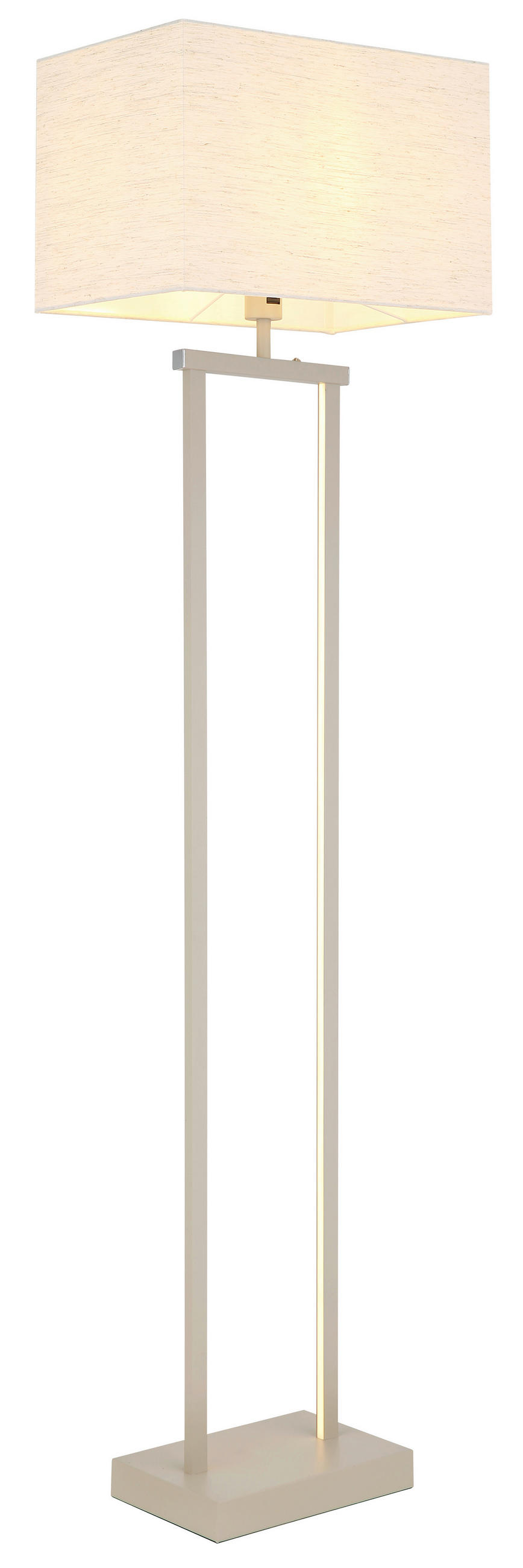 STOJEČA LED-SVETILKA  Sydney   3000 K   - naravne barve/peščene barve, Design, kovina/tekstil (40/27/153cm) - Globo