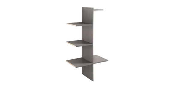 Inneneinteilung Alicante - Grau, MODERN, Holzwerkstoff (82,7/158/47,7cm) - Luca Bessoni