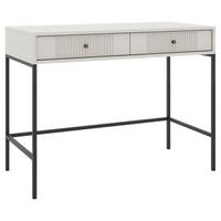 KONSOLENTISCH Iseo Kaschmir  - Kaschmir/Schwarz, Design, Holzwerkstoff/Metall (50/104,5/79cm) - Boxxx