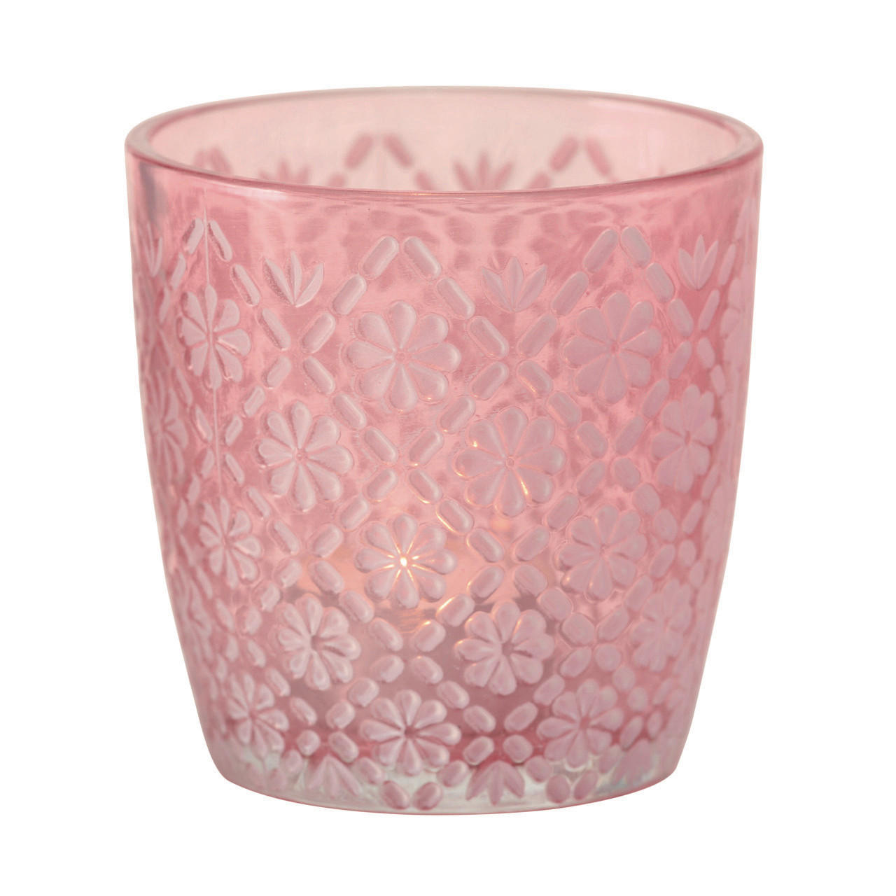 SVIETNIK  sklo - pink, Basics, sklo (9/9cm)