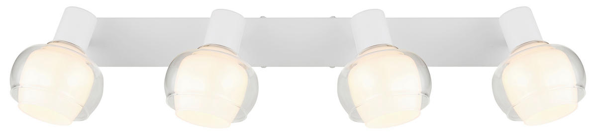 STRAHLER - Klar/Chromfarben, Design, Glas/Metall (56/10,5/13,5cm) - Globo