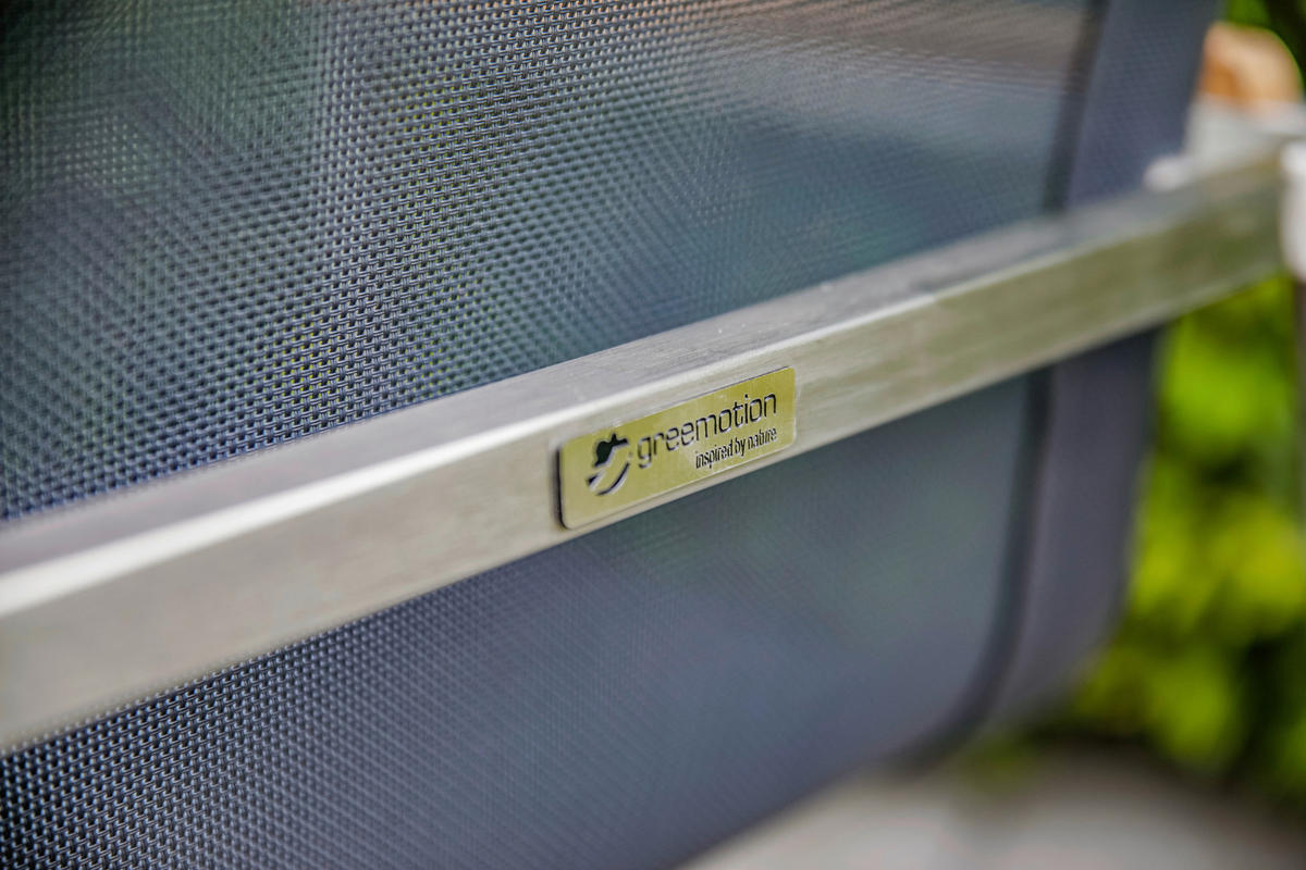 GARTENSET TeakholzEdelstahl  - Silberfarben/Teakfarben, MODERN, Glas/Holz - Gardenson