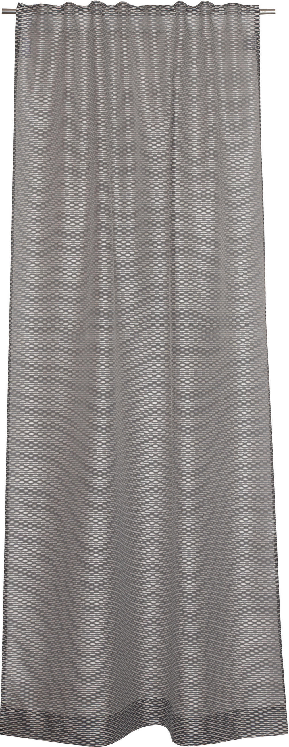 VORHANGSCHAL transparent  - Grau, Basics, Textil (130/250cm) - Schöner Wohnen