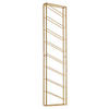 WEINREGAL 36/150/8 cm  - Goldfarben, Design, Metall (36/150/8cm) - MID.YOU