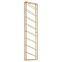 WEINREGAL 36/150/8 cm  - Goldfarben, Design, Metall (36/150/8cm) - MID.YOU