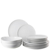 KOMBISERVICE Weiß Junto weiß 18-teilig 6 Personen  - Weiß, LIFESTYLE, Keramik (32/31,7/28,1cm) - Rosenthal