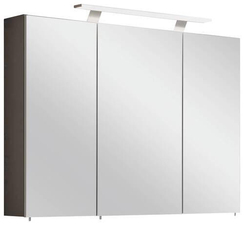 SPIEGELSCHRANK 100/75,7/16 cm  - Silberfarben/Grau, MODERN, Glas/Holzwerkstoff (100/75,7/16cm) - Stylife