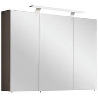 SPIEGELSCHRANK 100/75,7/16 cm  - Silberfarben/Grau, MODERN, Glas/Holzwerkstoff (100/75,7/16cm) - Stylife