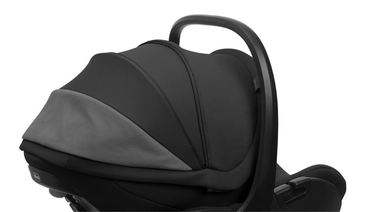 KINDERAUTOSITZ First Seat Recline I-Size   - Dunkelgrau/Hellgrau, Basics, Textil (44/58/60/65cm) - Chicco