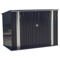 GERÄTESCHRANK 176/130/105 cm  - Anthrazit, MODERN, Metall (176/130/105cm) - Homezone