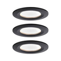 LED-DECKENLEUCHTE 7,8 cm  - Schwarz, Basics, Metall (7,8cm) - Paulmann