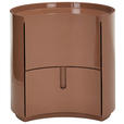 NACHTSCHRANK 52/50,5/44 cm  - Braun, Design, Holzwerkstoff (52/50,5/44cm) - Novel