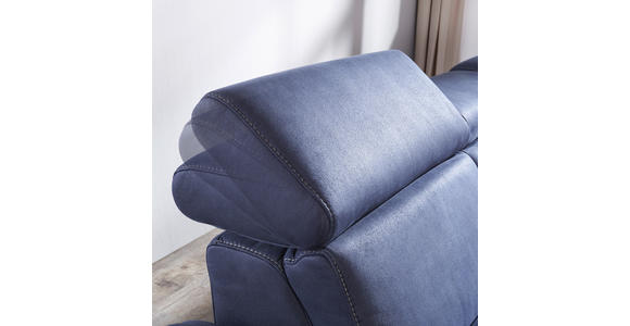 WOHNLANDSCHAFT in Leder Anthrazit - Anthrazit/Alufarben, Design, Leder/Metall (242/271cm) - Cantus