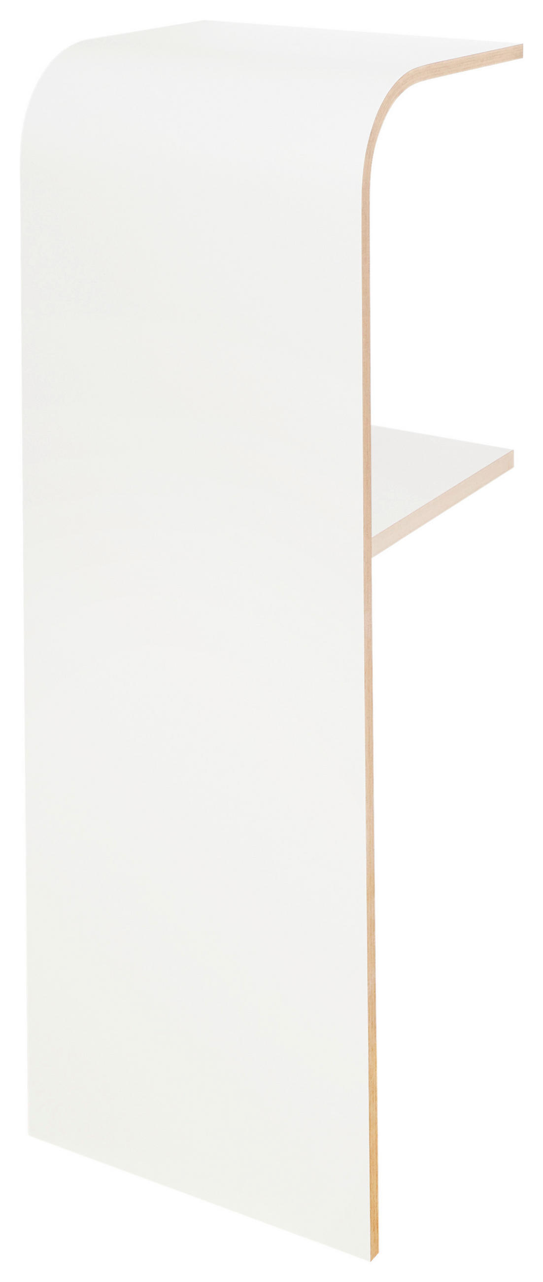WANDREGAL Weiß  - Weiß, MODERN, Holzwerkstoff (31/85/25cm) - Tojo