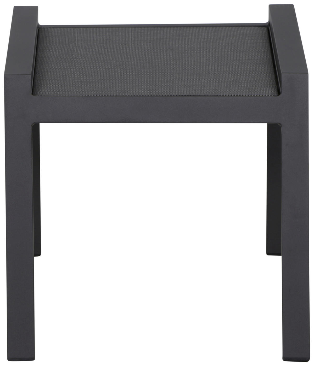 GARTENHOCKER  - Anthrazit, MODERN, Kunststoff/Metall (58/46,5/50cm) - Siena Garden