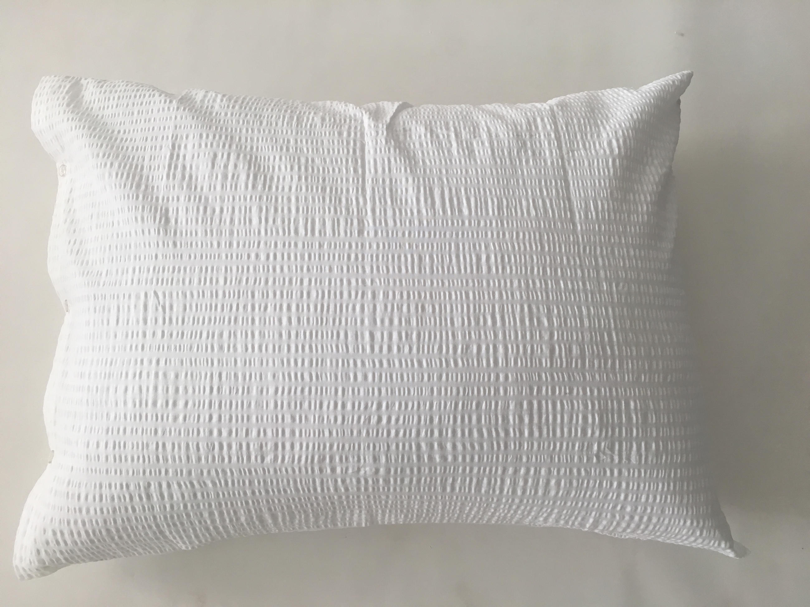 PREVLEKA ZA VZGLAVNIK  60/80 cm       - bela, Konvencionalno, tekstil (60/80cm) - Boxxx