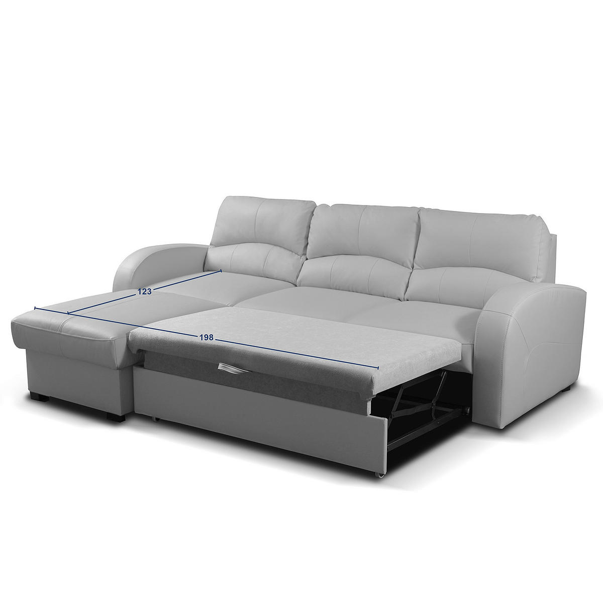 ECKSOFA in Lederlook Echtleder Rot  - Rot/Schwarz, Design, Leder/Kunststoff (168/227cm) - Livetastic